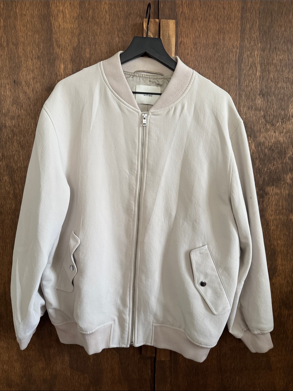 Aritzia Wilfred crème Bomber Jacket